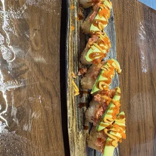 Crappy tuna appetizer.  Yumm!