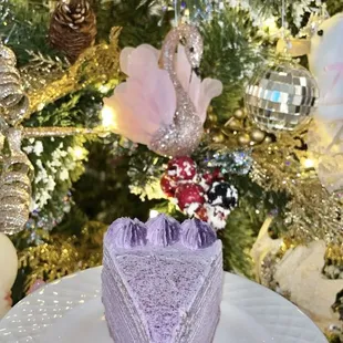 Ube Mille Crepe Cake Slice $8.95