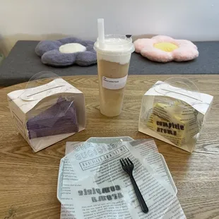 Cheese Lychee Peach Tea