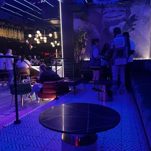 Slightly Elevated seating Area