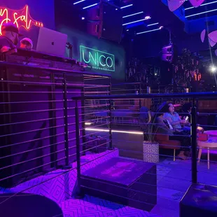 View from a seating area