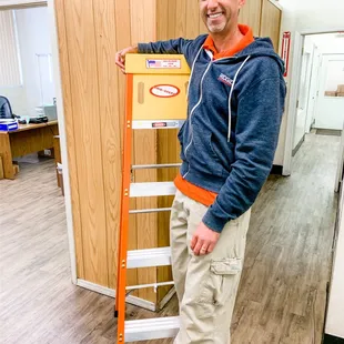 Top step ladder safety add-on by No-Step - Get yours at Unicoa today!