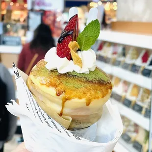 Crème Brûlée #41 with matcha