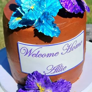 Spring Iris Cake