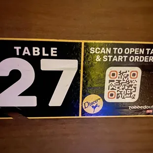 Scan, order and take care of your tab with this app, super cool!