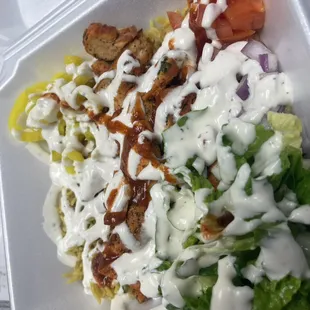 Mediterranean chicken bowl