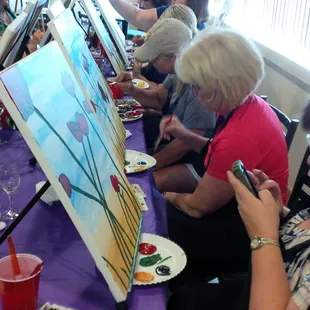 Watch for wine and paint events.