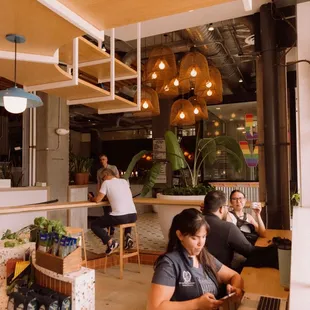two women working on their laptops