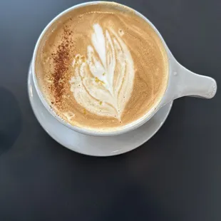 Orange Raspadura Latte