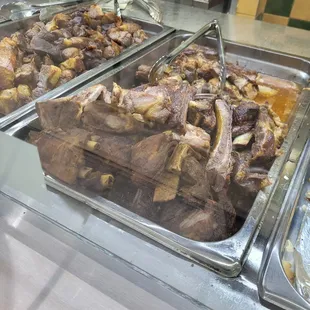 a variety of food items