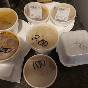 All the food I took to go. Love this place, so many good options!