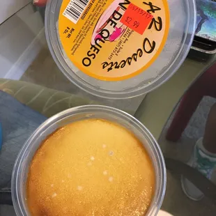 Purchased flan on July 11 with expiration date of August 15...mold...