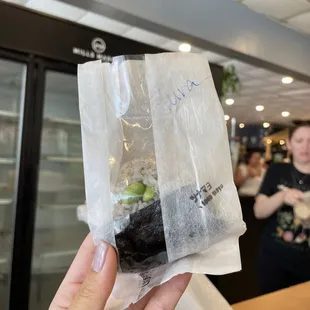 Tuna Mayo Onigiri in packaging