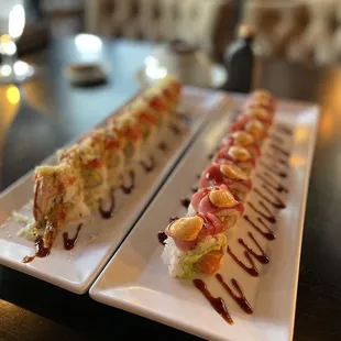 La Cantera roll and Firecracker roll