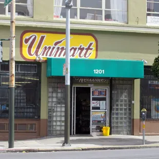 a storefront on a street corner
