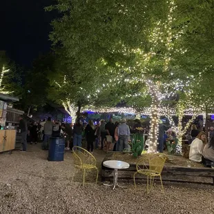 Mid venue.  Beautiful night and great music.