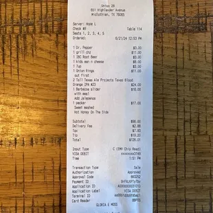 Receipt