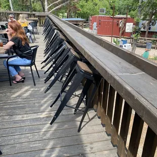Venue before the crowd-hi chair seats face stage