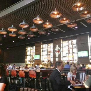 Love the industrial decor and overall ambiance.