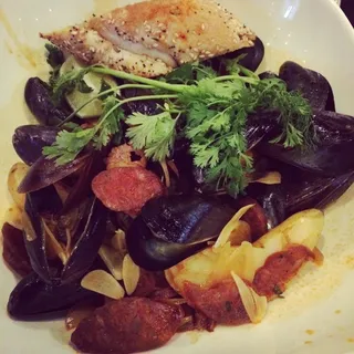 Steamed Mussels
