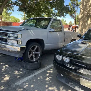 Car repair on a truck that NEVER MOVES.