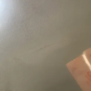 Broken ceiling leaking