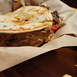 Braised Beef Quesadilla