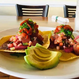 Tostada poke style. Really good