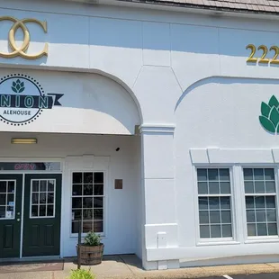 Entrance of the restaurant.