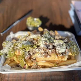 Smothered fries