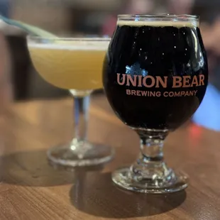Whiskey Island and Union Bear Imperial Oat Stout