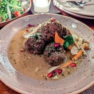 LAMB &amp; PISTACHIO MEATBALLS