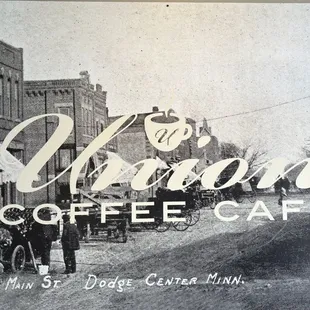 A photo on the wall in the entryway.