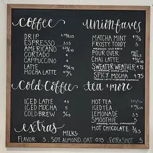 Menu Board