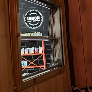 the window of the shop
