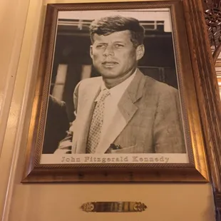 And a neat pic of JFK! Really big frame!
