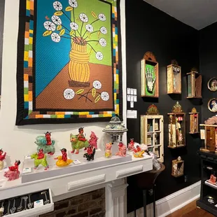 Back parlor at Union Gallery