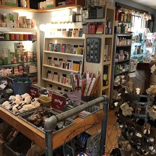 the inside of a store