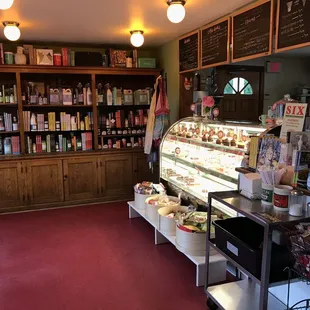 the inside of a store