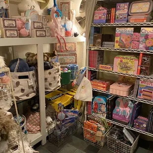 a room full of toys