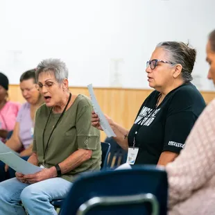Worship during Bible study (before Women's Clothes Closet)