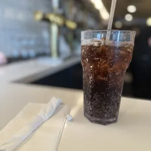 Very large coke. Didn&apos;t even need a refill