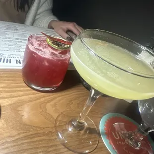 El Jefe &amp; Last Word (gin drink off menu)