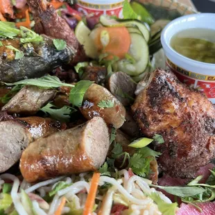 Hmong Sausages &amp; HILLTRIBE CRISPY CHICKEN