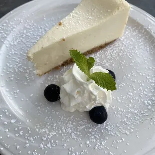 Tasty cheesecake!