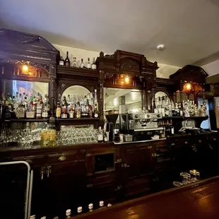 the bar