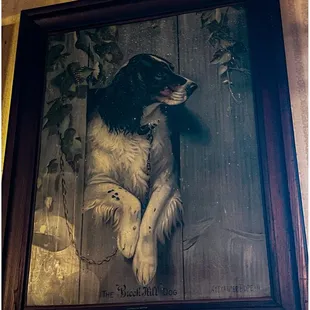 Beautiful dog painting.