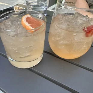 Paloma and White Sangria. We match!