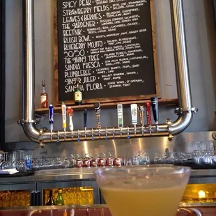 Totally unique cocktails and a lot of beers on tap!