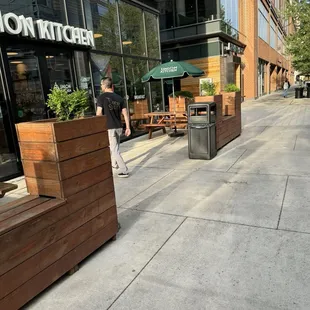 Exterior seating
